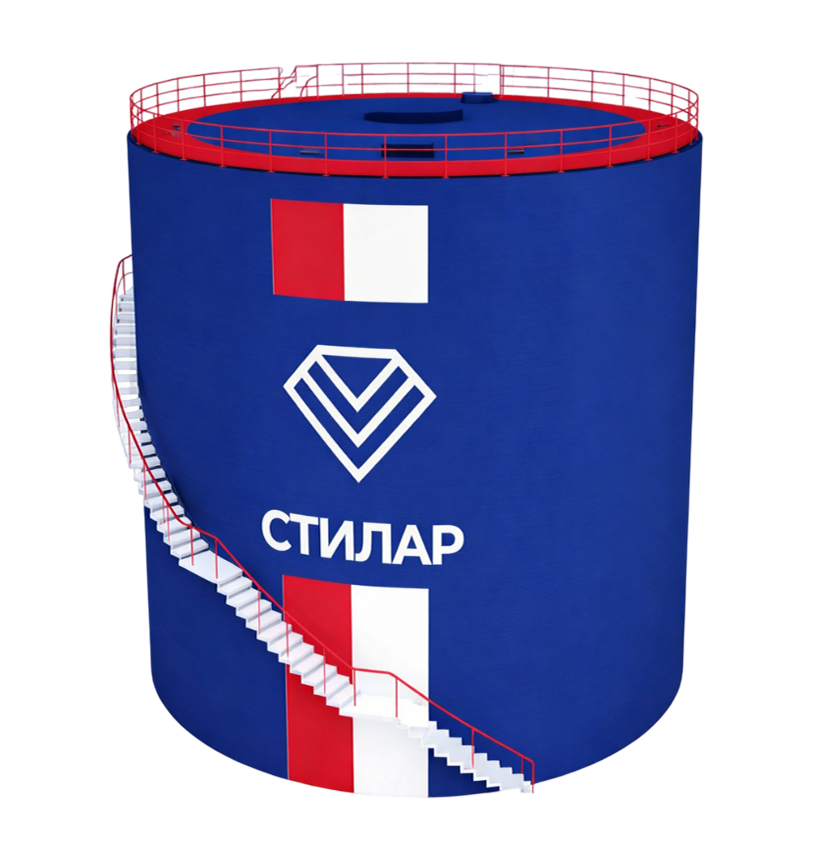 Цельносварной резервуар РВС для ГСМ 75 м³ от завода-производителя